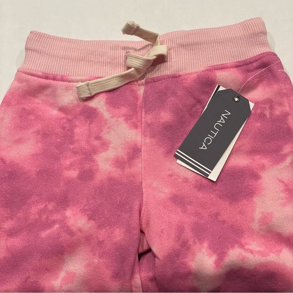 Pink Tie-Dye Kids Sweatpants - Picture 3 of 6